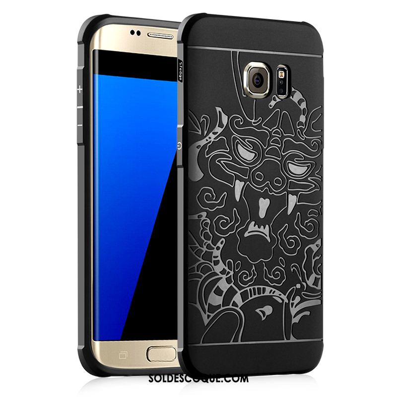Coque Samsung Galaxy S7 Personnalité Protection Étoile Silicone Délavé En Daim En Ligne