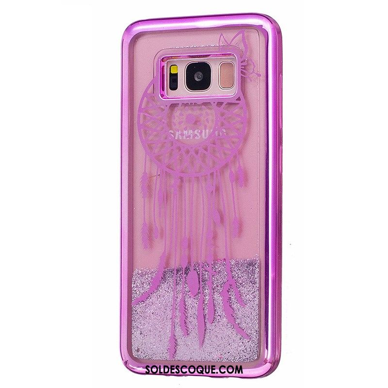 Coque Samsung Galaxy S7 Protection Étoile Étui Rose Téléphone Portable Soldes