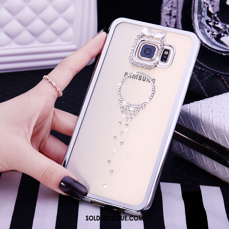 Coque Samsung Galaxy S7 Rose Protection Étui Transparent Étoile En Ligne