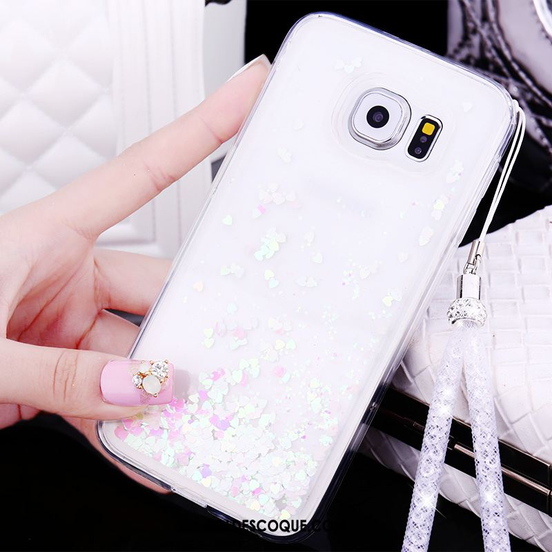 Coque Samsung Galaxy S7 Silicone Protection Étoile Cou Suspendu Incruster Strass Soldes