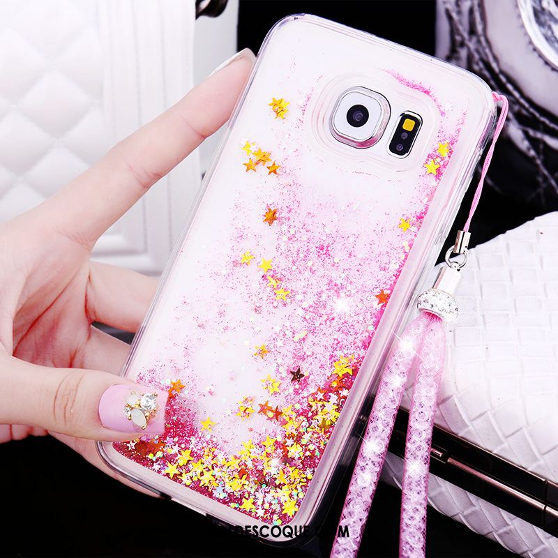 Coque Samsung Galaxy S7 Silicone Protection Étoile Cou Suspendu Incruster Strass Soldes