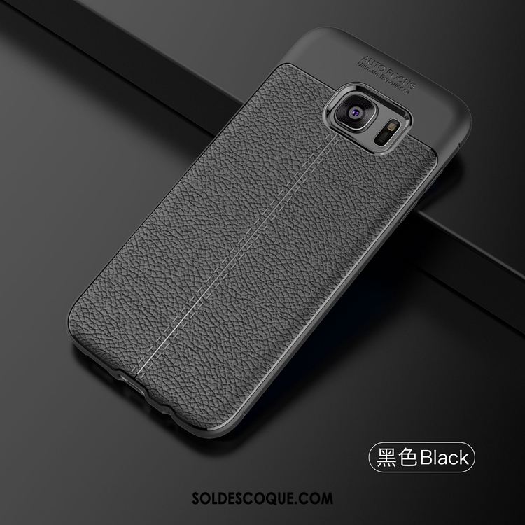 Coque Samsung Galaxy S7 Téléphone Portable Délavé En Daim Rouge Étoile Étui En Ligne