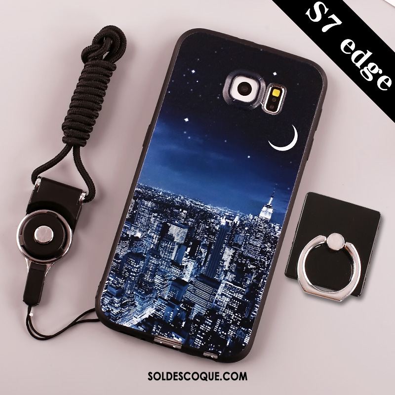 Coque Samsung Galaxy S7 Téléphone Portable Étoile Dessin Animé Protection Étui Pas Cher