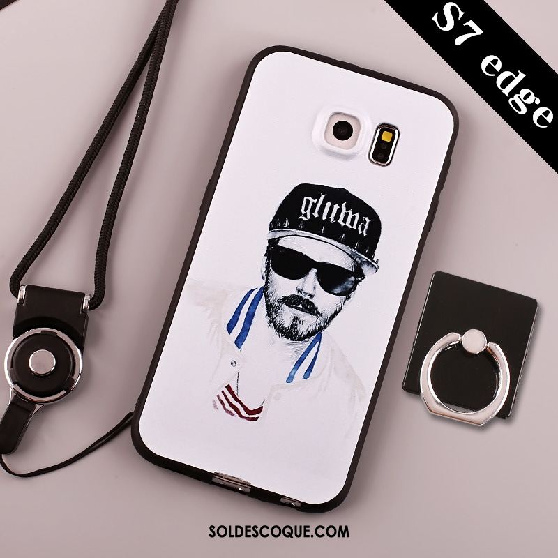 Coque Samsung Galaxy S7 Téléphone Portable Étoile Dessin Animé Protection Étui Pas Cher