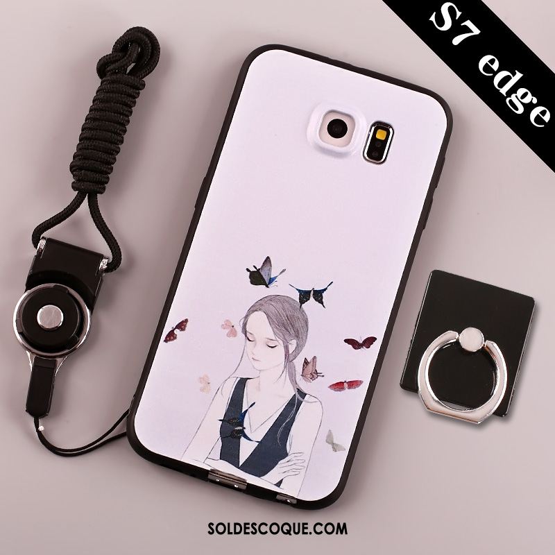 Coque Samsung Galaxy S7 Téléphone Portable Étoile Dessin Animé Protection Étui Pas Cher