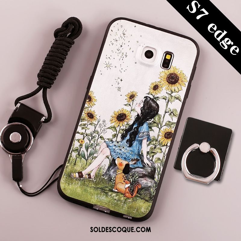 Coque Samsung Galaxy S7 Téléphone Portable Étoile Dessin Animé Protection Étui Pas Cher