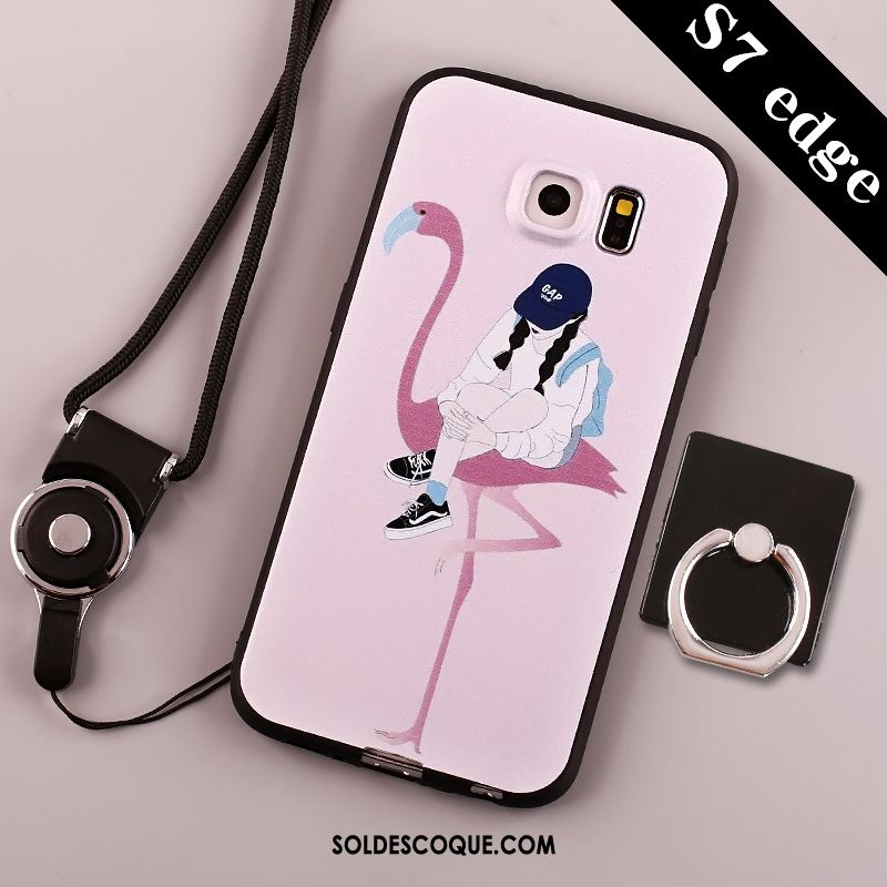 Coque Samsung Galaxy S7 Téléphone Portable Étoile Dessin Animé Protection Étui Pas Cher