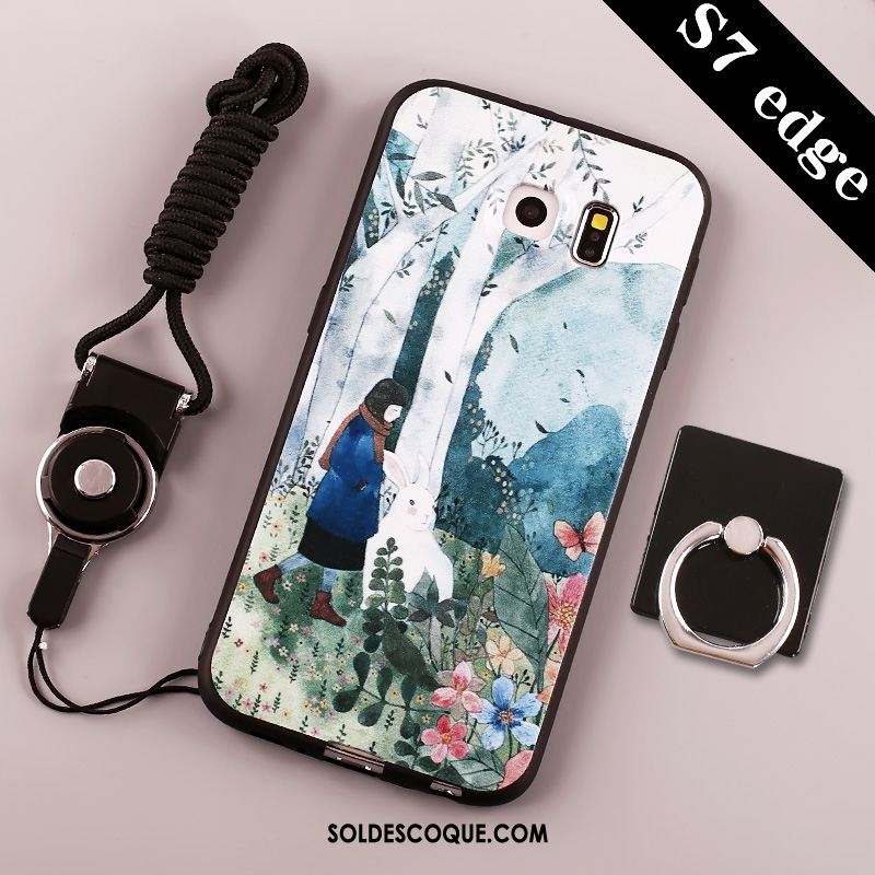 Coque Samsung Galaxy S7 Téléphone Portable Étoile Dessin Animé Protection Étui Pas Cher