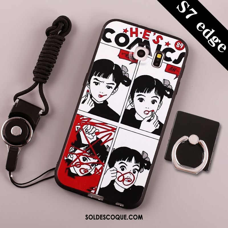 Coque Samsung Galaxy S7 Téléphone Portable Étoile Dessin Animé Protection Étui Pas Cher