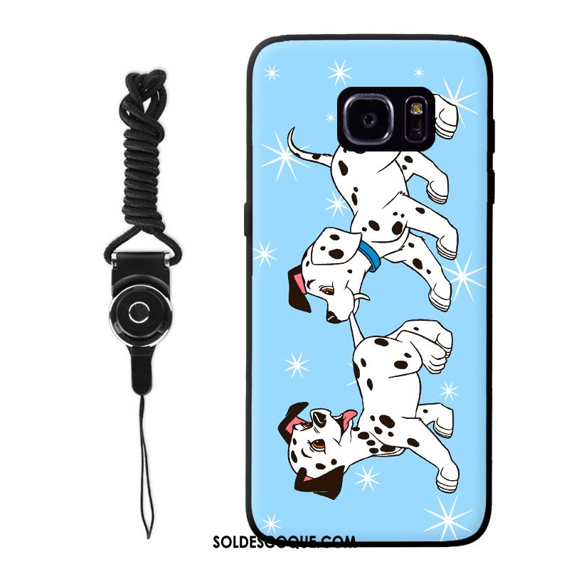 Coque Samsung Galaxy S7 Étoile Bleu Fluide Doux Chat Téléphone Portable Pas Cher