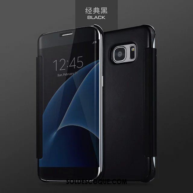 Coque Samsung Galaxy S7 Étoile Personnalité Clamshell Étui Miroir Pas Cher