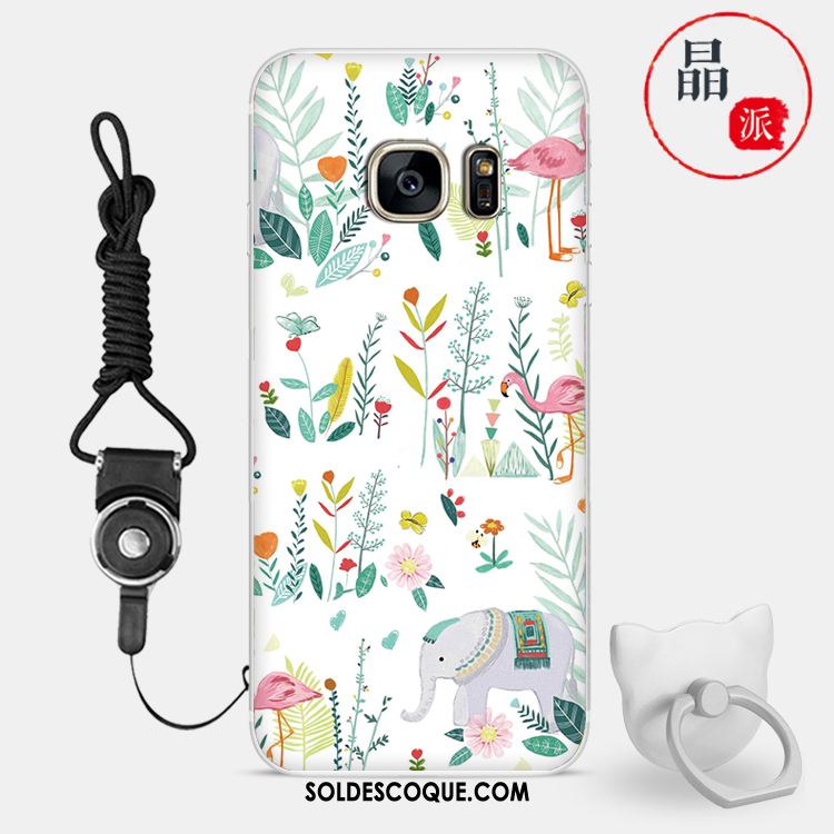 Coque Samsung Galaxy S7 Étoile Tendance Multicolore Créatif Silicone Housse Pas Cher