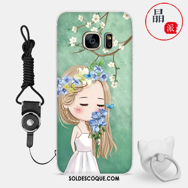 Coque Samsung Galaxy S7 Étoile Étui Créatif Fluide Doux Très Mince Soldes