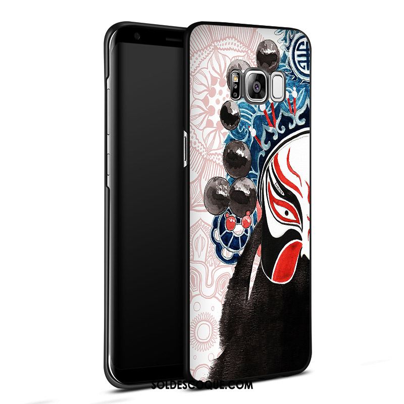 Coque Samsung Galaxy S8+ Bleu Gaufrage Protection Dimensionnel Étui En Ligne