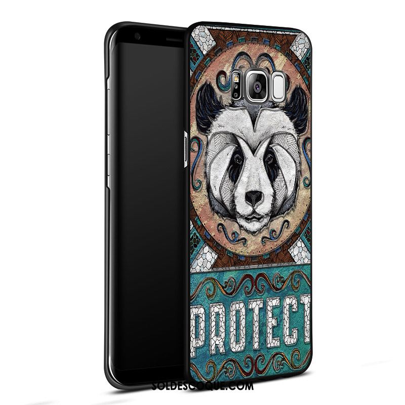 Coque Samsung Galaxy S8+ Bleu Gaufrage Protection Dimensionnel Étui En Ligne