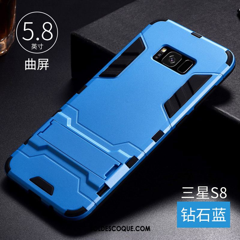 Coque Samsung Galaxy S8 Bleu Marque De Tendance Créatif Tout Compris Silicone Pas Cher