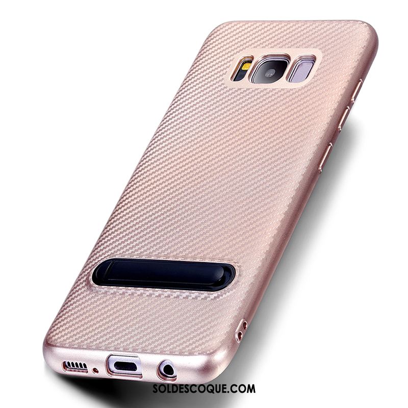 Coque Samsung Galaxy S8+ Business Étui Fluide Doux Or Rose Étui En Cuir En Ligne