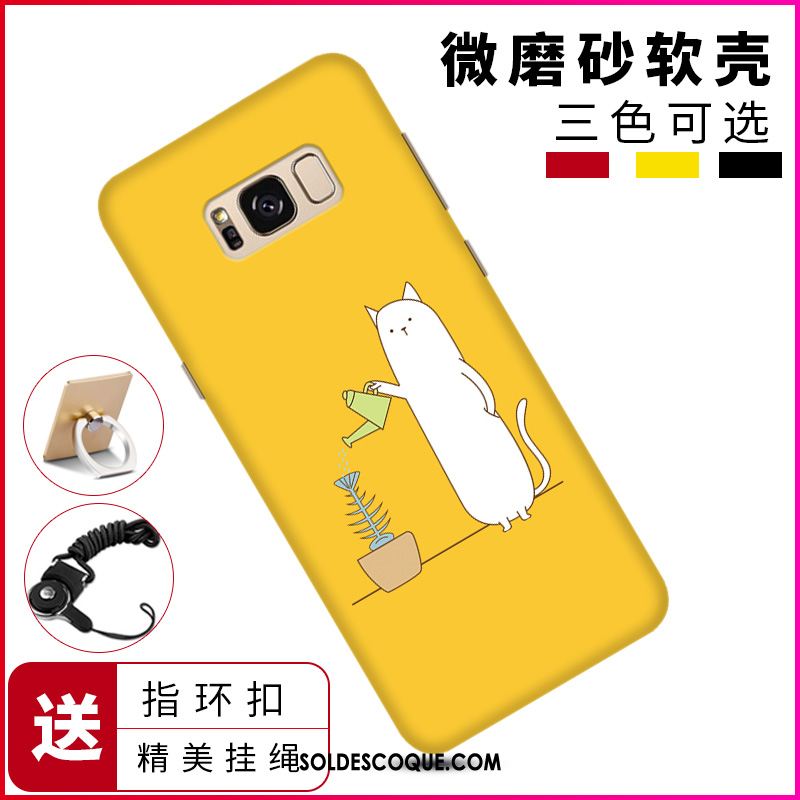 Coque Samsung Galaxy S8 Créatif Dessin Animé Étui Personnalité Fluide Doux Soldes