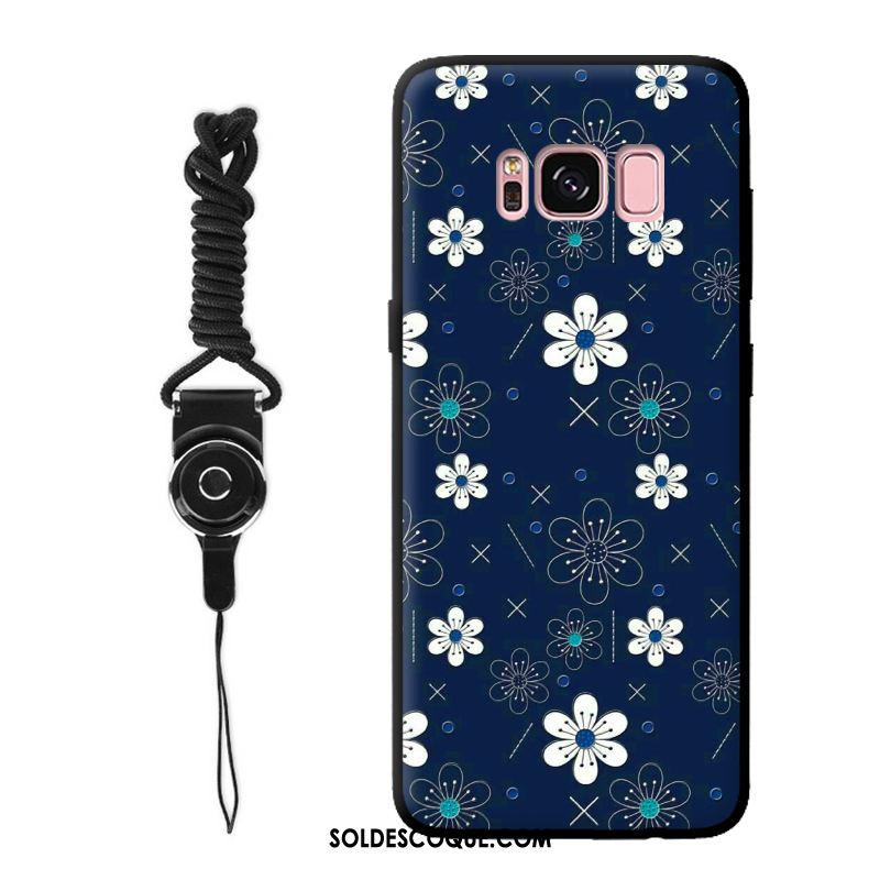 Coque Samsung Galaxy S8 Créatif Fluide Doux Silicone Fleurs Téléphone Portable Pas Cher
