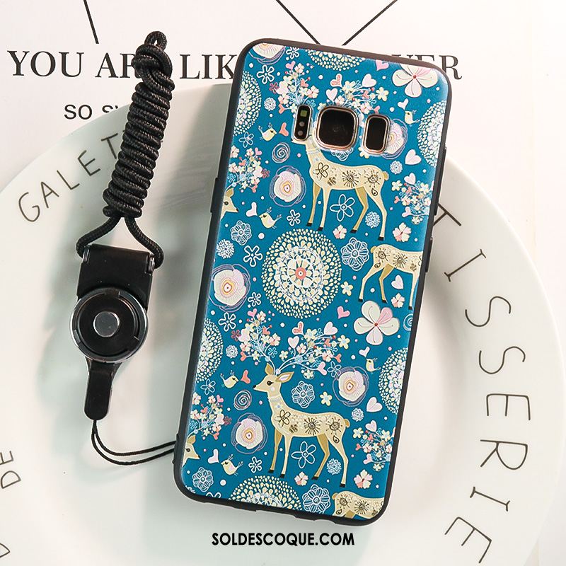 Coque Samsung Galaxy S8+ Créatif Ornements Suspendus Silicone Téléphone Portable Support Soldes