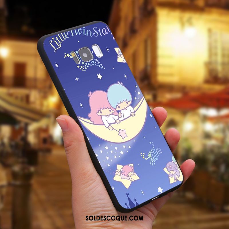 Coque Samsung Galaxy S8 Dessin Animé Étoile Téléphone Portable Rose Silicone Pas Cher