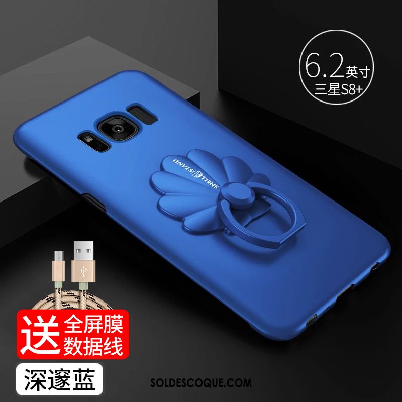 Coque Samsung Galaxy S8+ Délavé En Daim Bleu Silicone Tout Compris Téléphone Portable En Vente