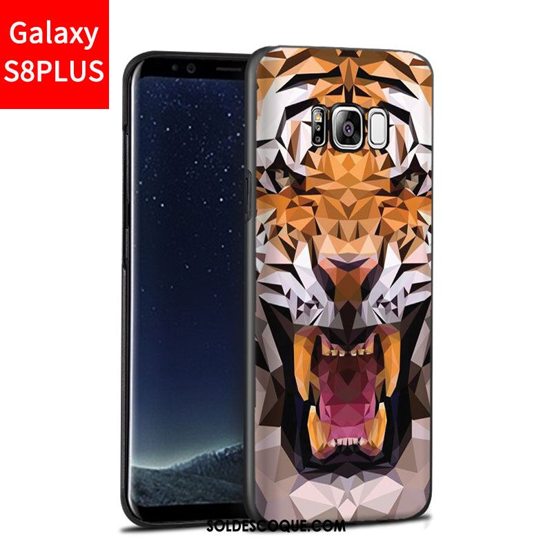 Coque Samsung Galaxy S8+ Délavé En Daim Bleu Téléphone Portable Incassable Étui France