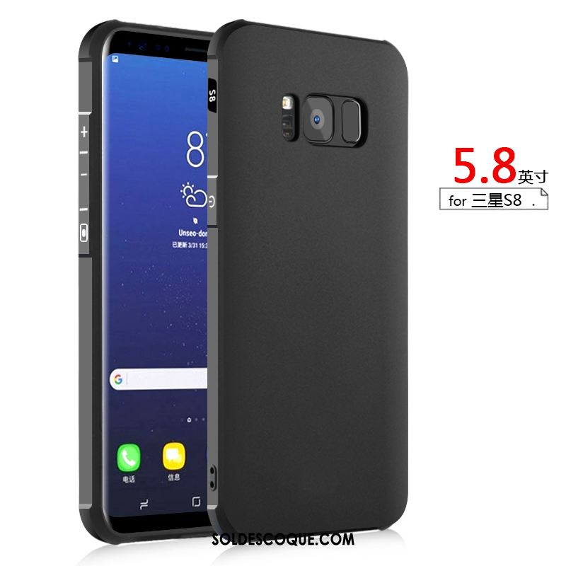 Coque Samsung Galaxy S8 Délavé En Daim Incassable Téléphone Portable Étoile Silicone En Ligne