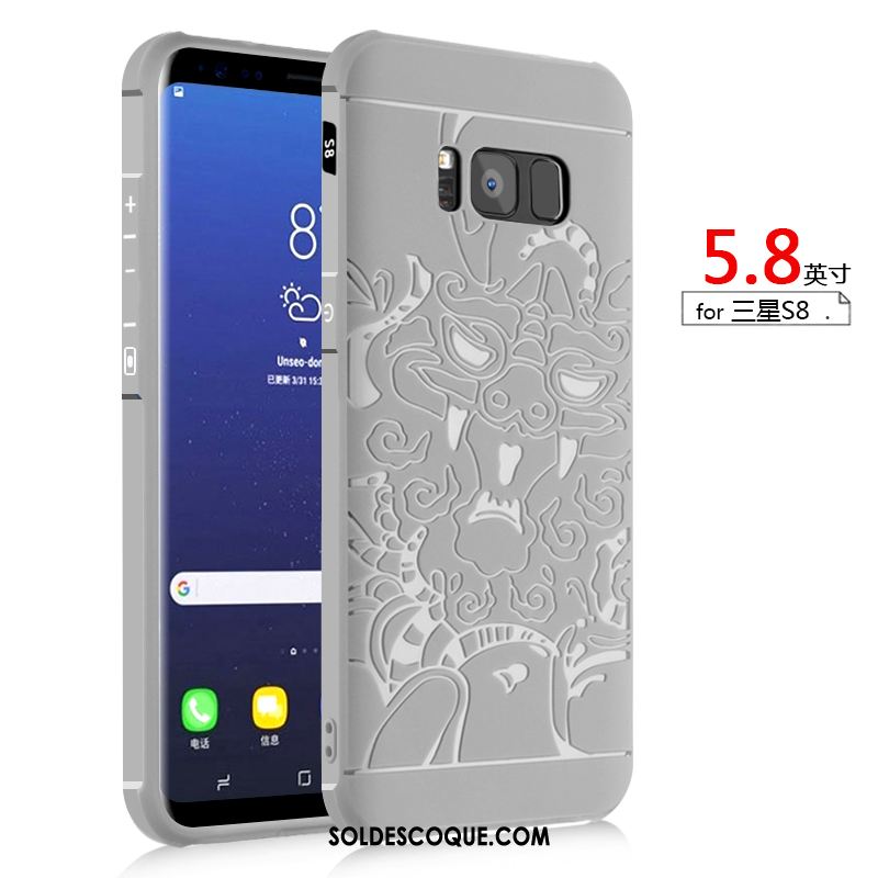 Coque Samsung Galaxy S8 Délavé En Daim Incassable Téléphone Portable Étoile Silicone En Ligne