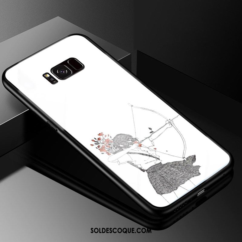 Coque Samsung Galaxy S8 Fluide Doux Personnalité Tout Compris Verre Étoile Pas Cher