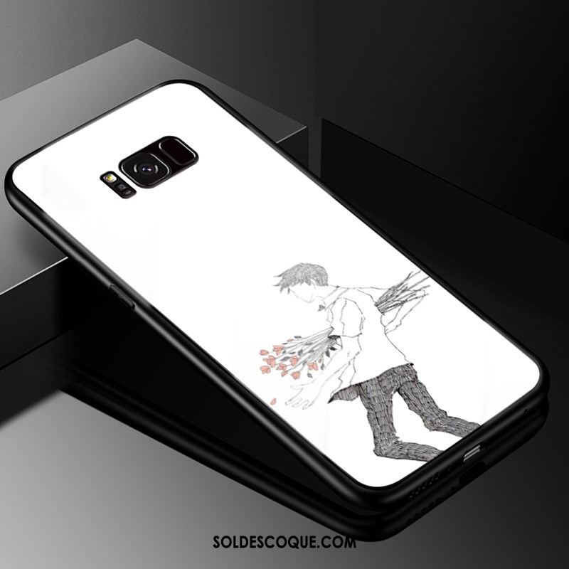 Coque Samsung Galaxy S8 Fluide Doux Personnalité Tout Compris Verre Étoile Pas Cher