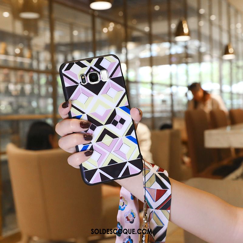 Coque Samsung Galaxy S8 Incassable Téléphone Portable Marque De Tendance Étui Rouge En Ligne