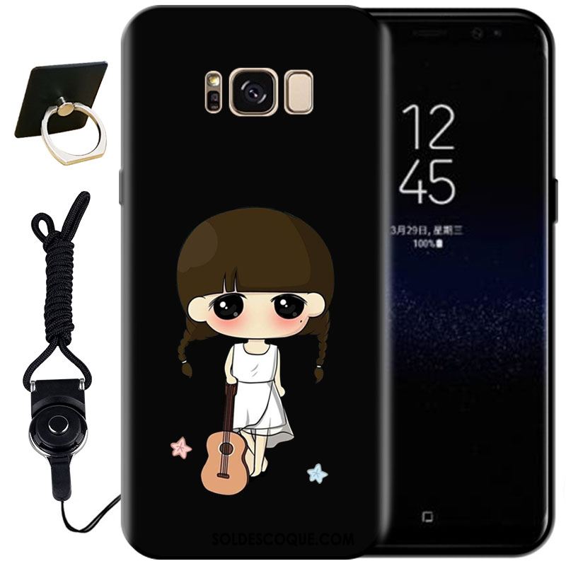 Coque Samsung Galaxy S8+ Mode Noir Peinture Protection Étui Soldes