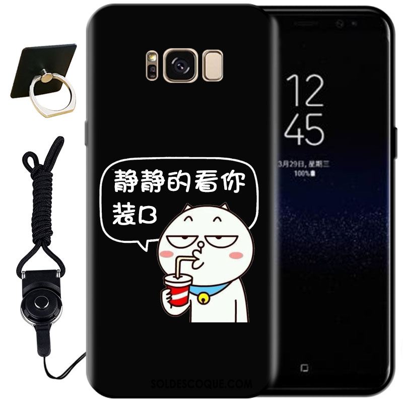 Coque Samsung Galaxy S8+ Mode Noir Peinture Protection Étui Soldes