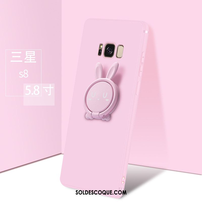 Coque Samsung Galaxy S8 Nouveau Téléphone Portable Silicone Délavé En Daim Rouge Pas Cher