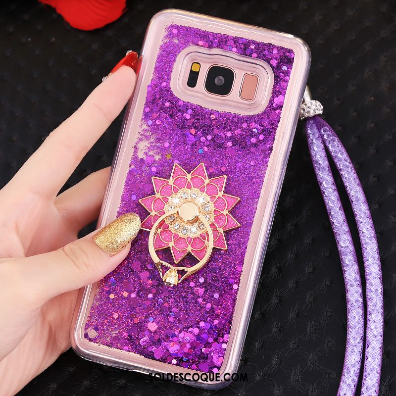 Coque Samsung Galaxy S8 Ornements Suspendus Violet Quicksand Tendance Étui France