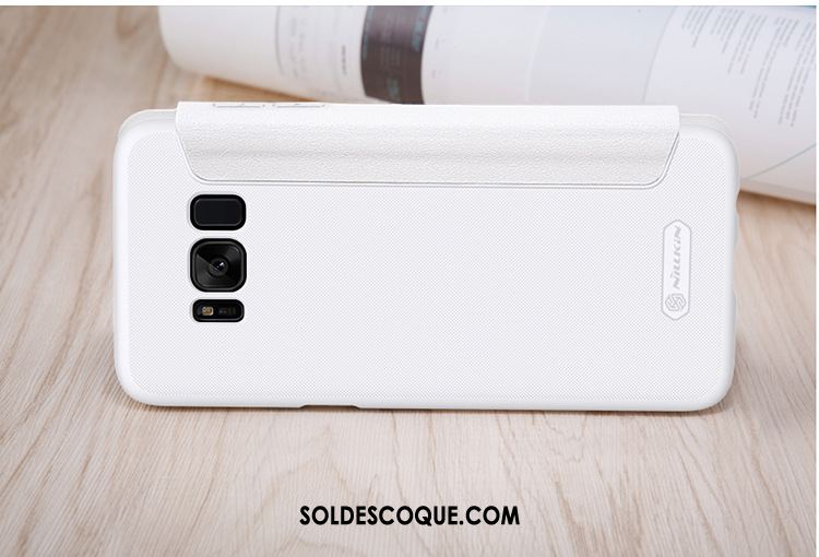 Coque Samsung Galaxy S8 Protection Authentique Étui En Cuir Or Étoile Pas Cher