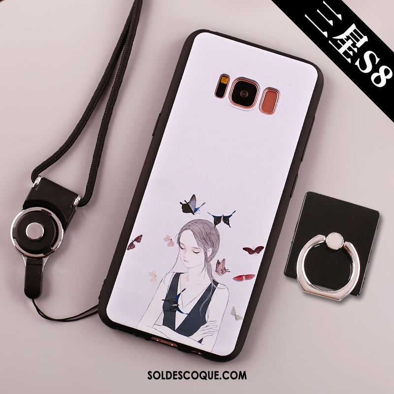 Coque Samsung Galaxy S8 Protection Bleu Téléphone Portable Fluide Doux Tendance Housse En Vente