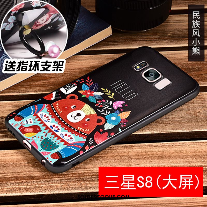 Coque Samsung Galaxy S8+ Protection Fluide Doux Étoile Téléphone Portable Fleur Pas Cher
