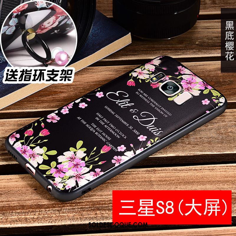 Coque Samsung Galaxy S8+ Protection Fluide Doux Étoile Téléphone Portable Fleur Pas Cher