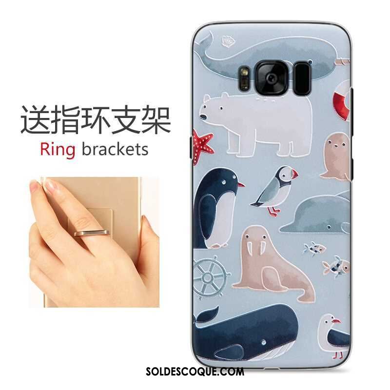 Coque Samsung Galaxy S8 Protection Gris Étoile Charmant Téléphone Portable Soldes