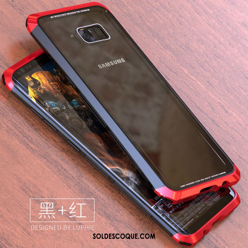 Coque Samsung Galaxy S8+ Protection Marque De Tendance Border Étui Verre En Ligne