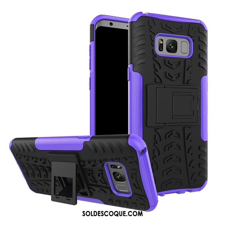 Coque Samsung Galaxy S8 Protection Épaissir Silicone Difficile Bleu Marin En Ligne