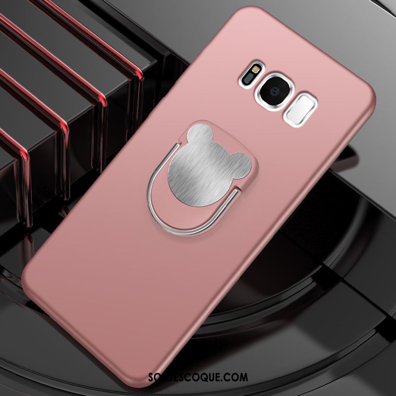 Coque Samsung Galaxy S8 Rouge Incassable Silicone Étui Téléphone Portable Housse Soldes