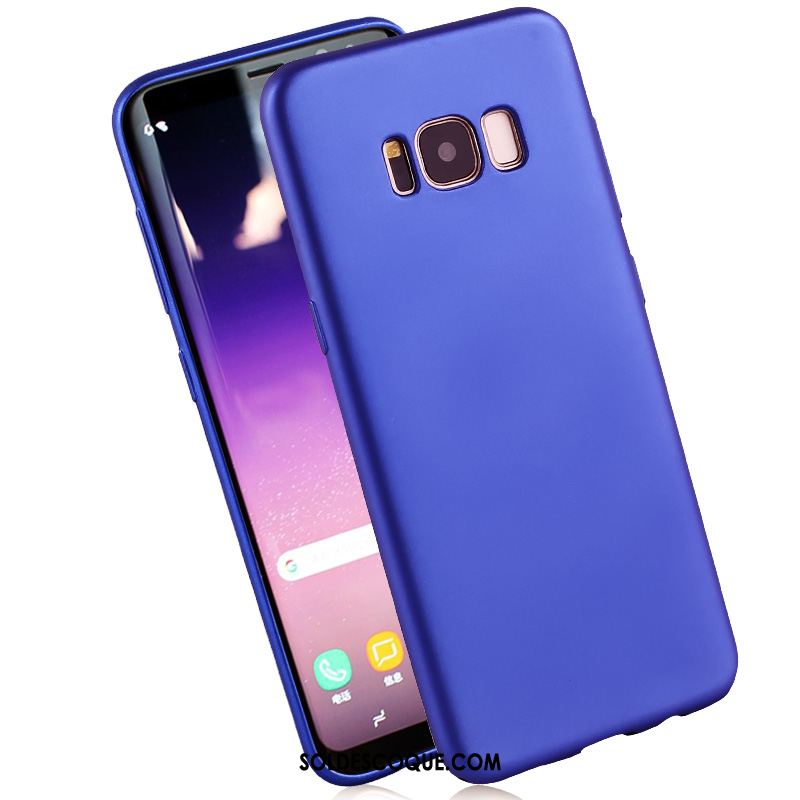 Coque Samsung Galaxy S8+ Rouge Tout Compris Simple Pu Étoile Soldes