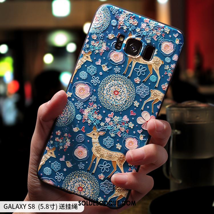 Coque Samsung Galaxy S8 Silicone Dessin Animé Téléphone Portable Fluide Doux Protection France