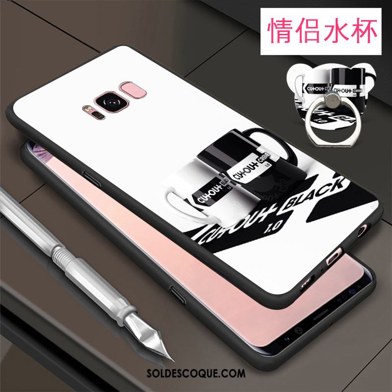 Coque Samsung Galaxy S8 Silicone Fluide Doux Tout Compris Très Mince Étui Pas Cher