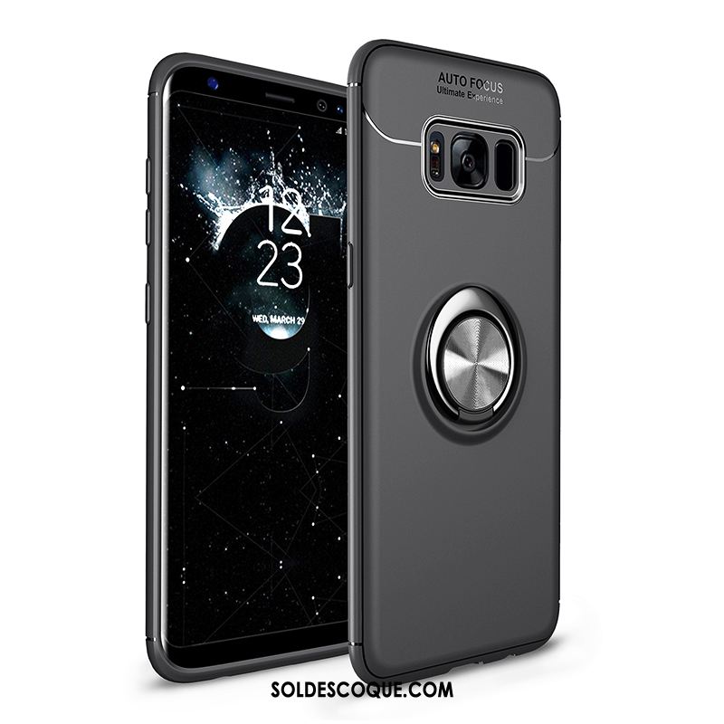 Coque Samsung Galaxy S8+ Silicone Incassable Téléphone Portable Délavé En Daim Support Pas Cher