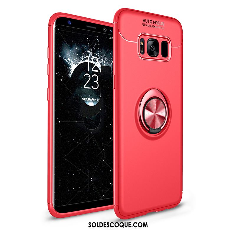 Coque Samsung Galaxy S8+ Silicone Incassable Téléphone Portable Délavé En Daim Support Pas Cher
