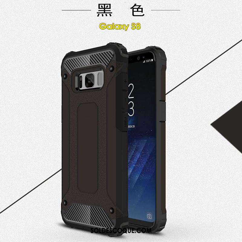 Coque Samsung Galaxy S8 Silicone Tout Compris Épaissir Antidérapant Étui Pas Cher